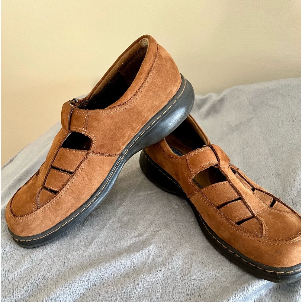 Dr Scholl’s Edie Double Air Pillo Tan Shoes Size 8 1/2
